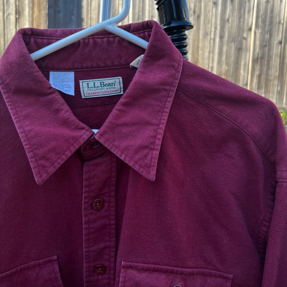 Vintage LL bean dress down button streetwear shirt